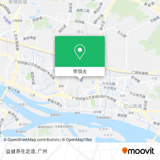 益健养生足道地图