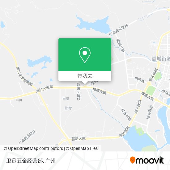 卫迅五金经营部地图