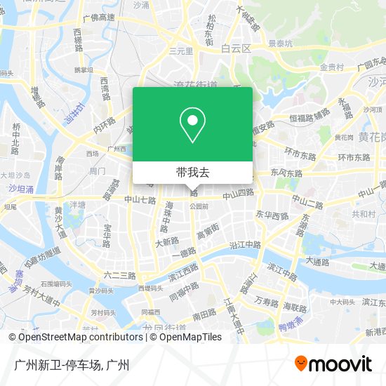 广州新卫-停车场地图