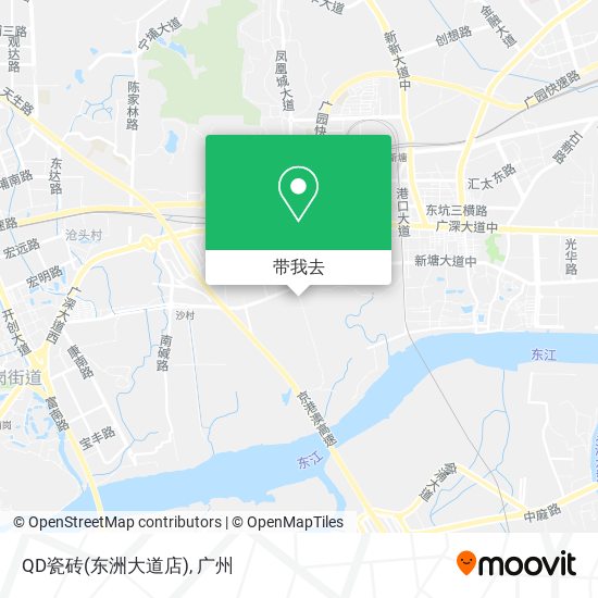 QD瓷砖(东洲大道店)地图