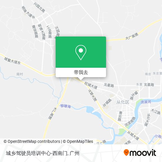 城乡驾驶员培训中心-西南门地图