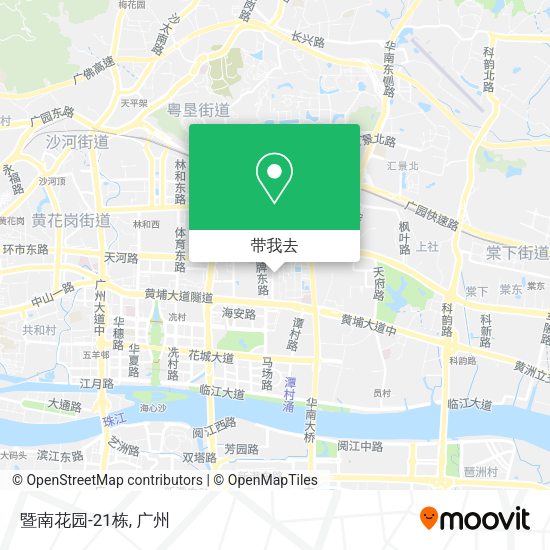 暨南花园-21栋地图