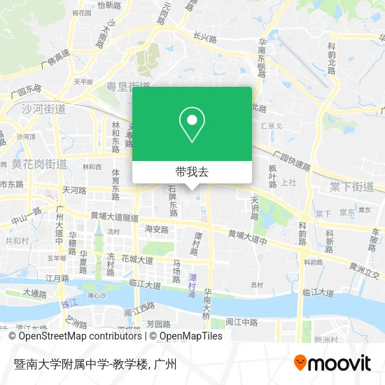 暨南大学附属中学-教学楼地图