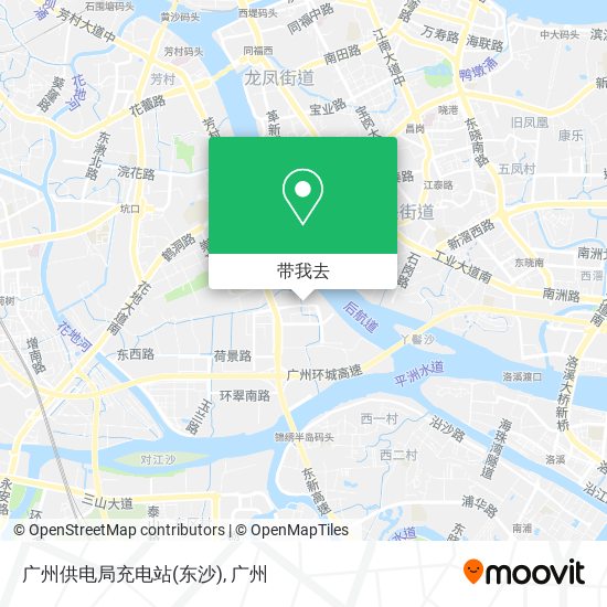 广州供电局充电站(东沙)地图