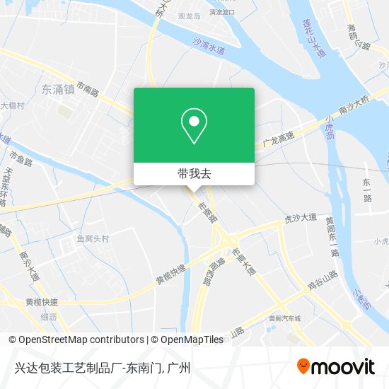 兴达包装工艺制品厂-东南门地图