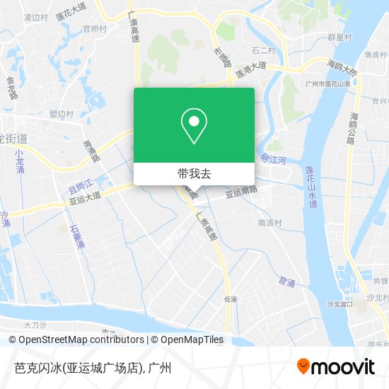 芭克闪冰(亚运城广场店)地图