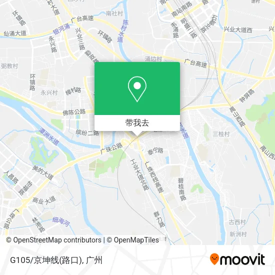 G105/京坤线(路口)地图