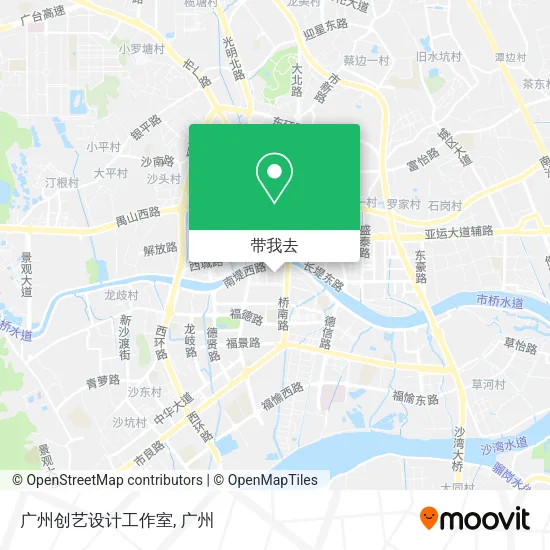 广州创艺设计工作室地图