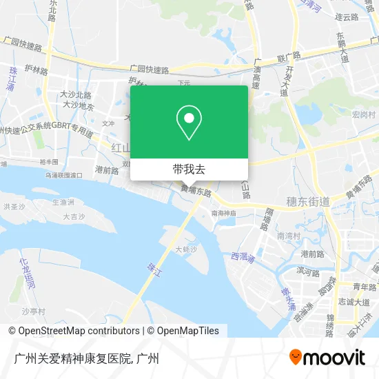 广州关爱精神康复医院地图