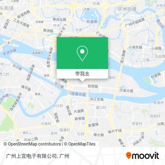 广州上宜电子有限公司地图