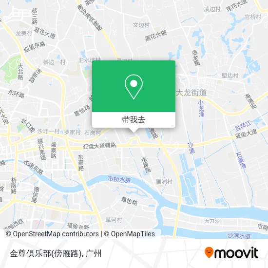 金尊俱乐部(傍雁路)地图
