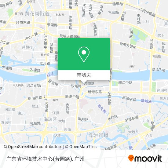 广东省环境技术中心(芳园路)地图