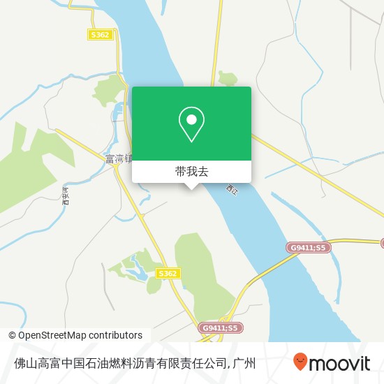 佛山高富中国石油燃料沥青有限责任公司地图