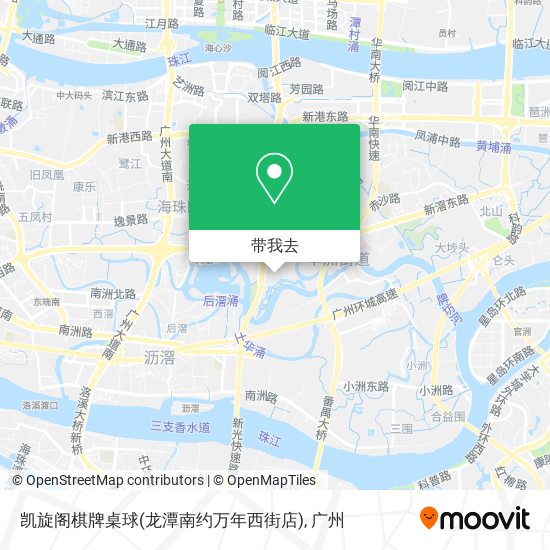 凯旋阁棋牌桌球(龙潭南约万年西街店)地图
