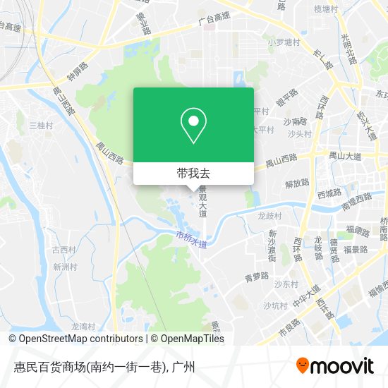 惠民百货商场(南约一街一巷)地图
