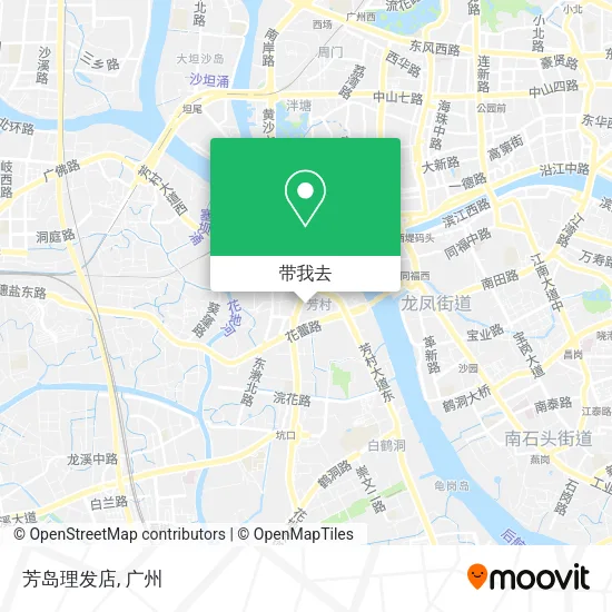 芳岛理发店地图