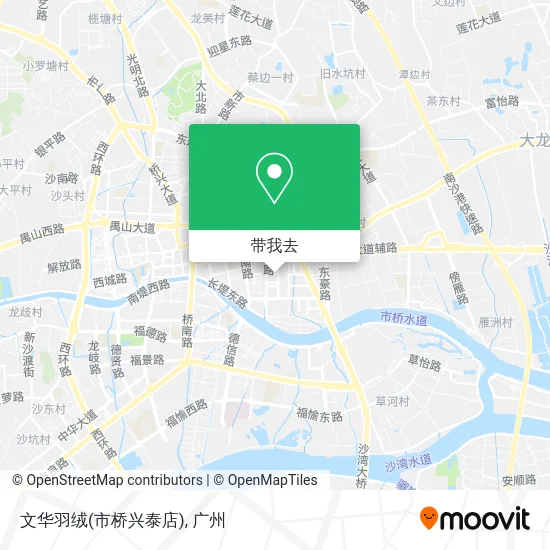 文华羽绒(市桥兴泰店)地图
