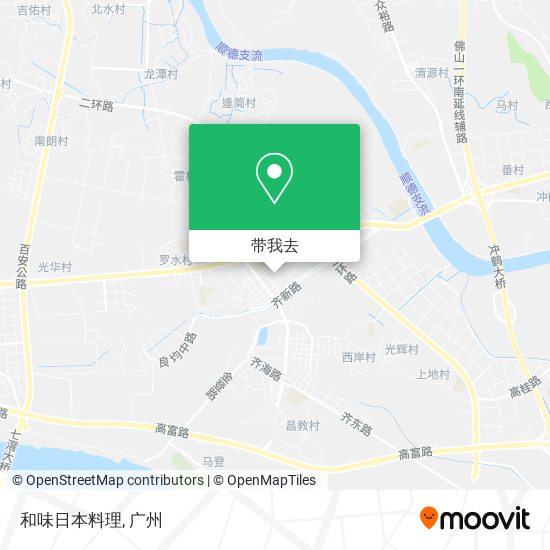 和味日本料理地图
