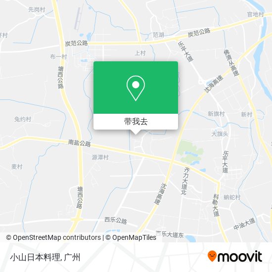 小山日本料理地图