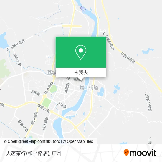 天茗茶行(和平路店)地图