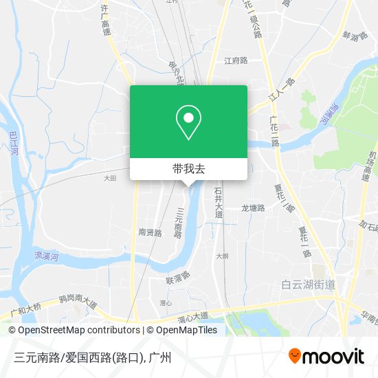 三元南路/爱国西路(路口)地图