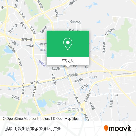 荔联街派出所东诚警务区地图