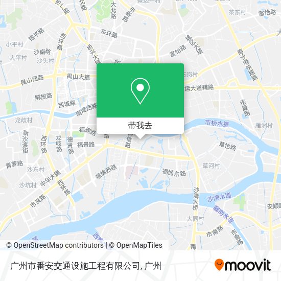 广州市番安交通设施工程有限公司地图