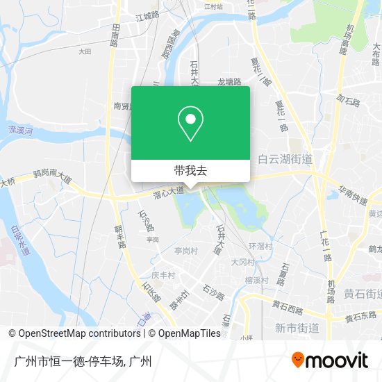 广州市恒一德-停车场地图
