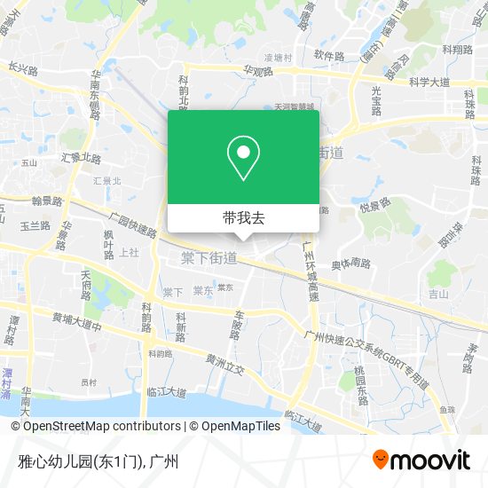 雅心幼儿园(东1门)地图