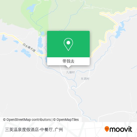 三英温泉度假酒店-中餐厅地图