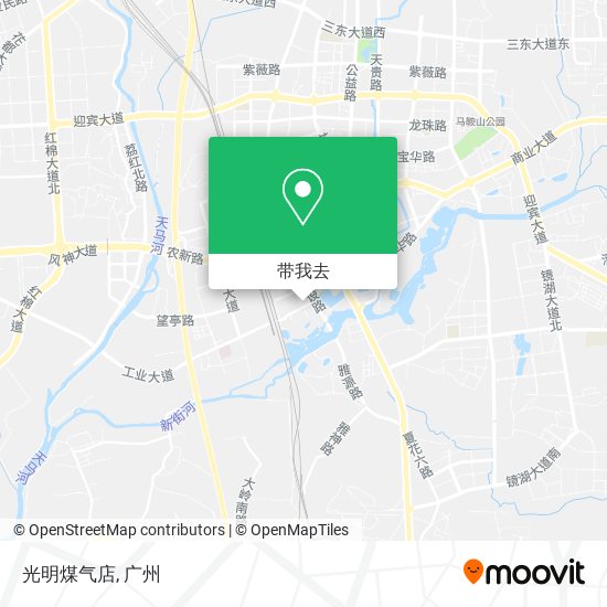 光明煤气店地图