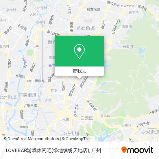 LOVEBAR游戏休闲吧(绿地缤纷天地店)地图