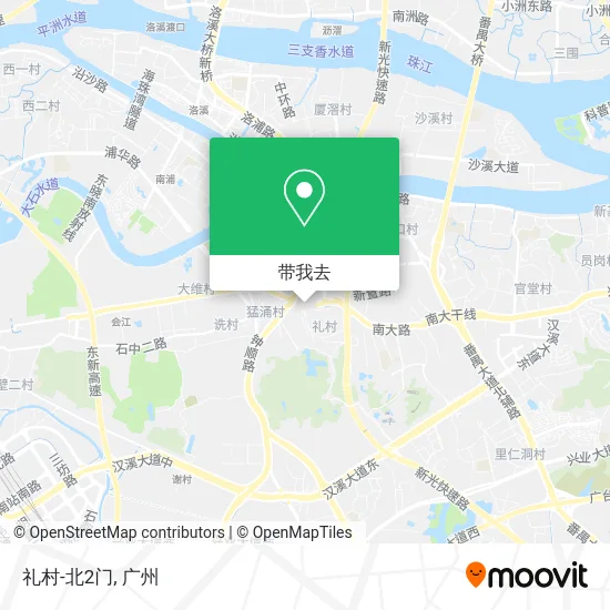 礼村-北2门地图