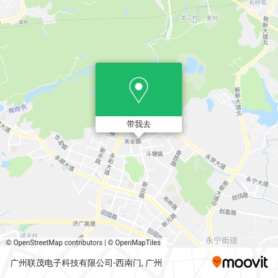 广州联茂电子科技有限公司-西南门地图