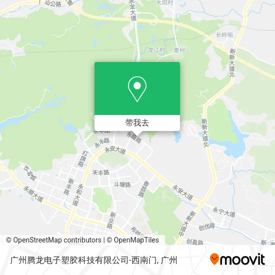 广州腾龙电子塑胶科技有限公司-西南门地图