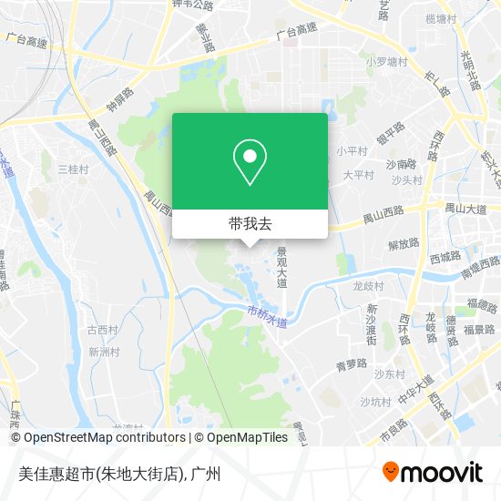 美佳惠超市(朱地大街店)地图
