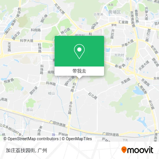 加庄荔技园街地图