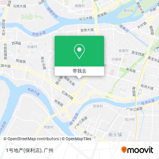 1号地产(保利店)地图