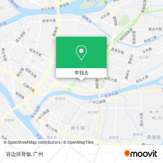 容边排骨饭地图