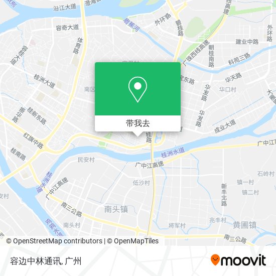 容边中林通讯地图