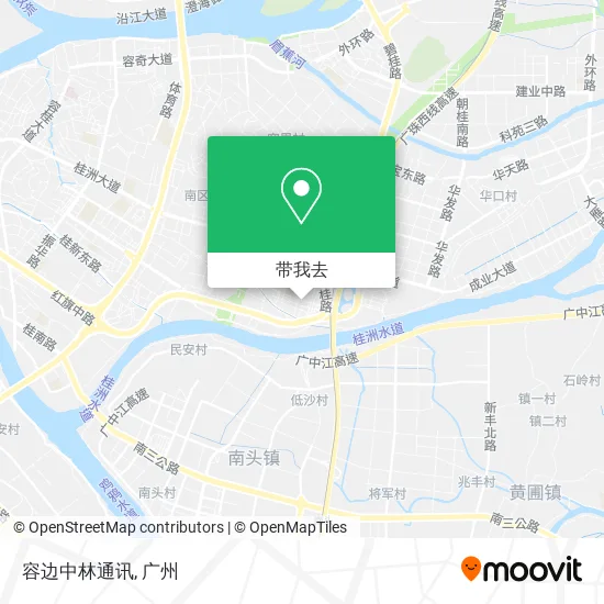 容边中林通讯地图