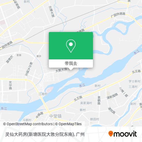 灵仙大药房(新塘医院大敦分院东南)地图