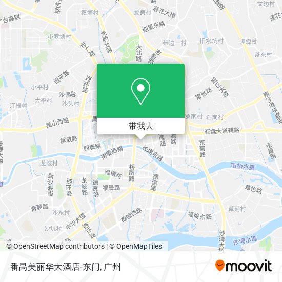 番禺美丽华大酒店-东门地图