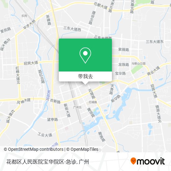 花都区人民医院宝华院区-急诊地图
