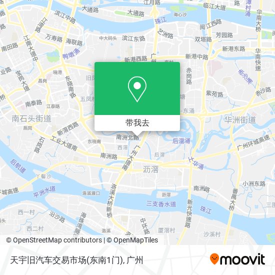 天宇旧汽车交易市场(东南1门)地图