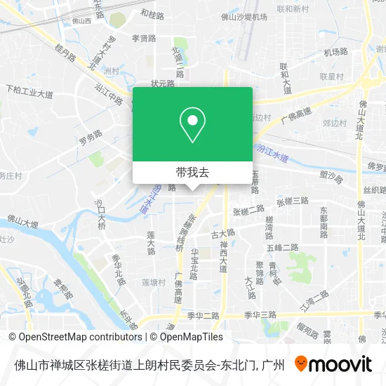 佛山市禅城区张槎街道上朗村民委员会-东北门地图
