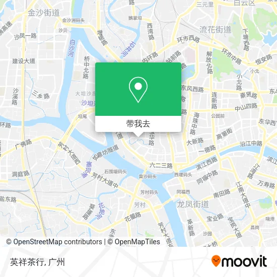 英祥茶行地图