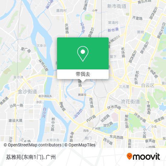 荔雅苑(东南1门)地图