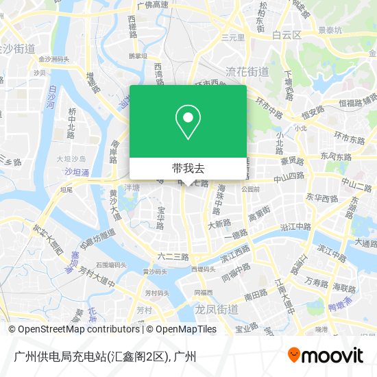 广州供电局充电站(汇鑫阁2区)地图