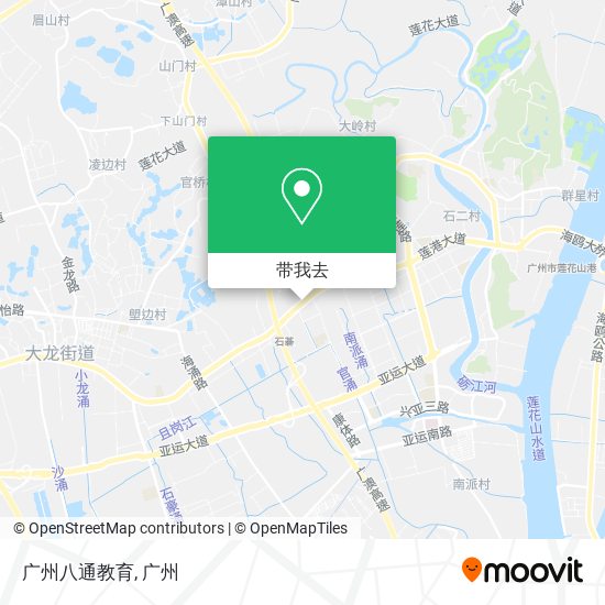 广州八通教育地图